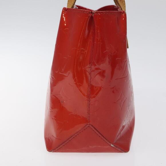 LOUIS VUITTON Monogram Vernis Reade PM Hand Bag Red Rouge M91088 - Picture 5 of 12
